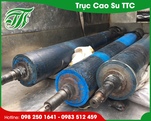 Trục cao su in Flexo